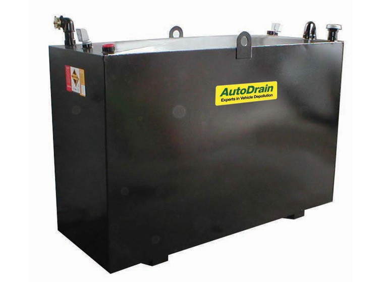 Image of AutoDrain Almacenamiento de líquidos | Aceite, Anticongelante, Limpia parabrisas, Líquido de frenos, Gasolina y Diésel
