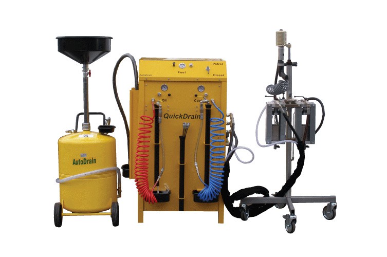 Image of AutoDrain Sistema QuickDrain compacto | Recupera aceite, anticongelante, gasolina y gasoil 